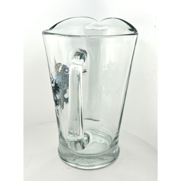 Vtg GraybaR Electric Glass Beer Pitcher Shield Coat of Arms 25th Anniversary - Picture 3 of 10